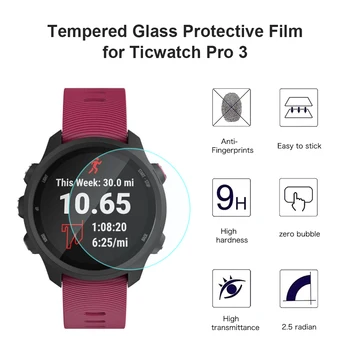 Smartwatch Edzett Üveg Átlátszó Védőfólia Őr Ticwatch Pro 3 Sport Óra Pro3 Teljes Képernyő Védő Fedél