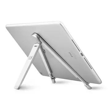 Új 2in1 Mini Hordozható Fém Jogosultja Tablet, Mobiltelefon, Laptop Állvány Folderable Változó Ezüst Pad 4-13.9