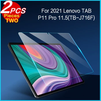 2P Edzett Üveg Membrán a Lenovo Lap P11 Pro 11.5 2021 TB-J716F Xiaoxin Pad Pro 11.5 Hüvelykes Tablet, a Képernyő Védő Fólia Esetében